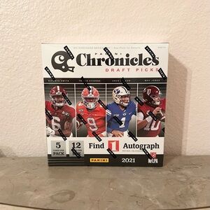 2021 Panini Chronicles Draft Picks Football Mega Box Sealed 1 Auto Per Box NFL